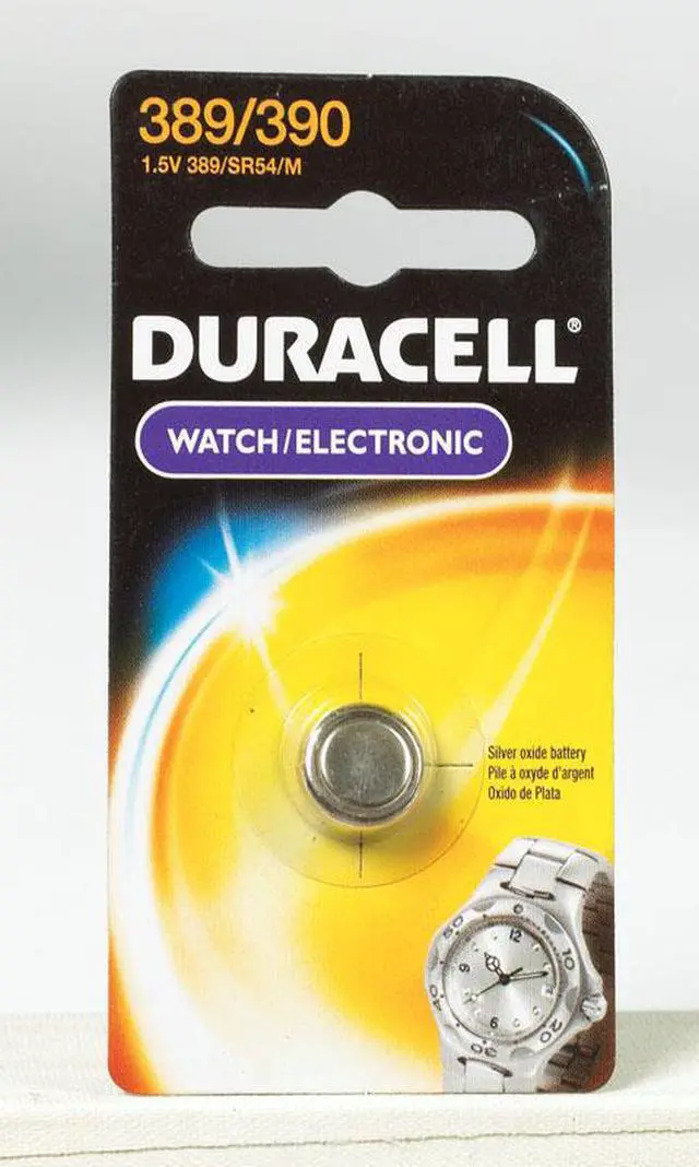 Alt view image 6 of 20 - Duracell Silver Oxide 389/390 Medical Battery 1.5V MND389BPK