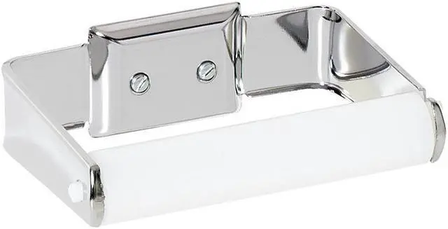 Alt view image 2 of 7 - Decko 38890 Chrome Basics Toilet Tissue Holder