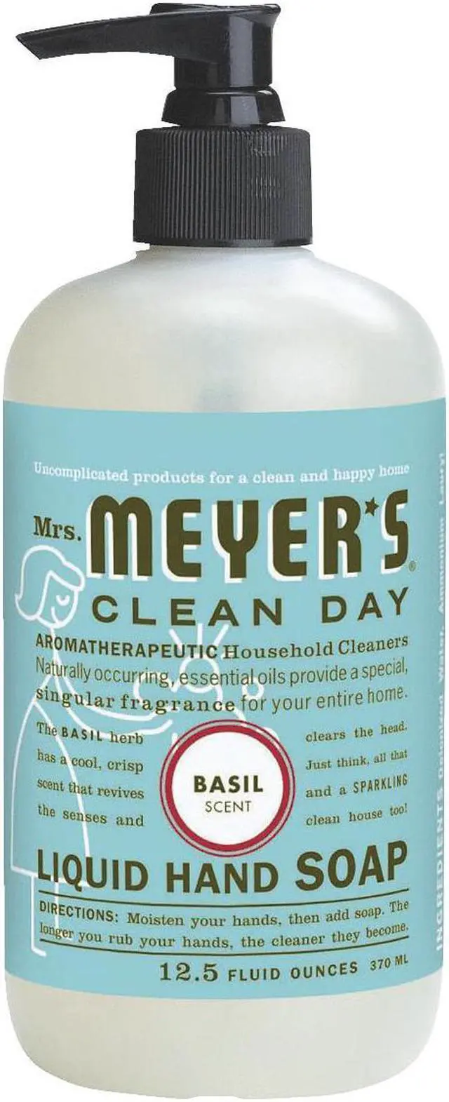 Alt view image 3 of 15 - Mrs. Meyer's Liquid Hand Soap - Basil - 12.5 oz Liquid Hand Soap (Pack of 1)