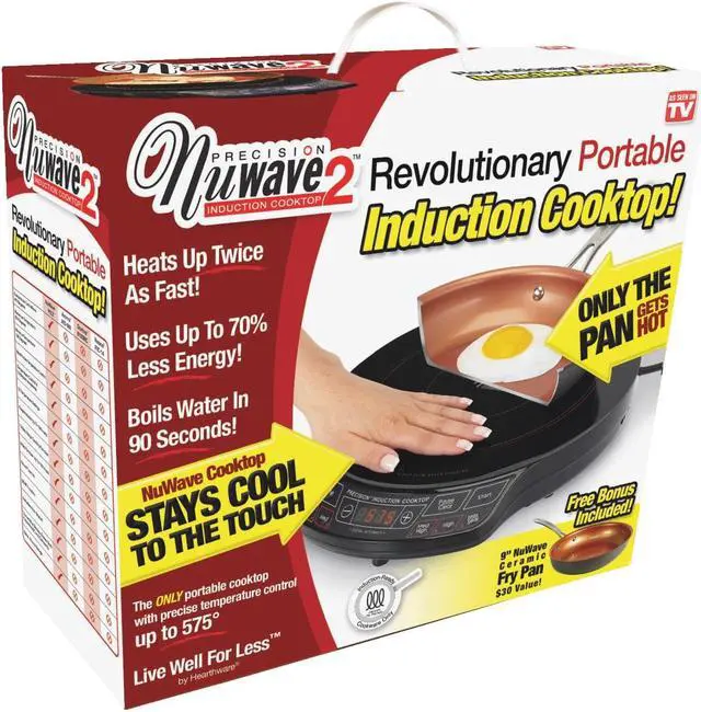 Alt view image 3 of 3 - NuWave 30153 Precision Induction Cooker with Pan