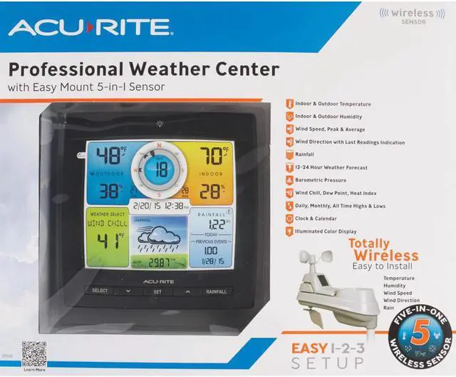 Main image of AcuRite Pro 5-in-1 Color Weather Station? Weather Station