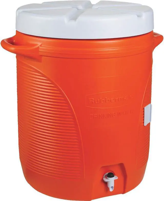 Alt view image 2 of 9 - Rubbermaid Commercial 325-1610-01-11 10 Gal Water Cooler,  Orange