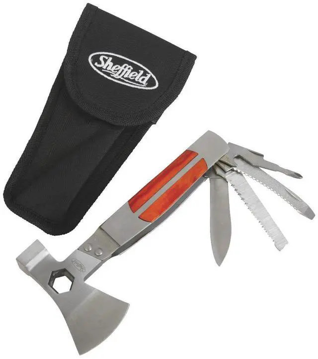 Alt view image 4 of 12 - SHEFFIELD 12301 Sheffield Camper 12-In-1 Multi Tool