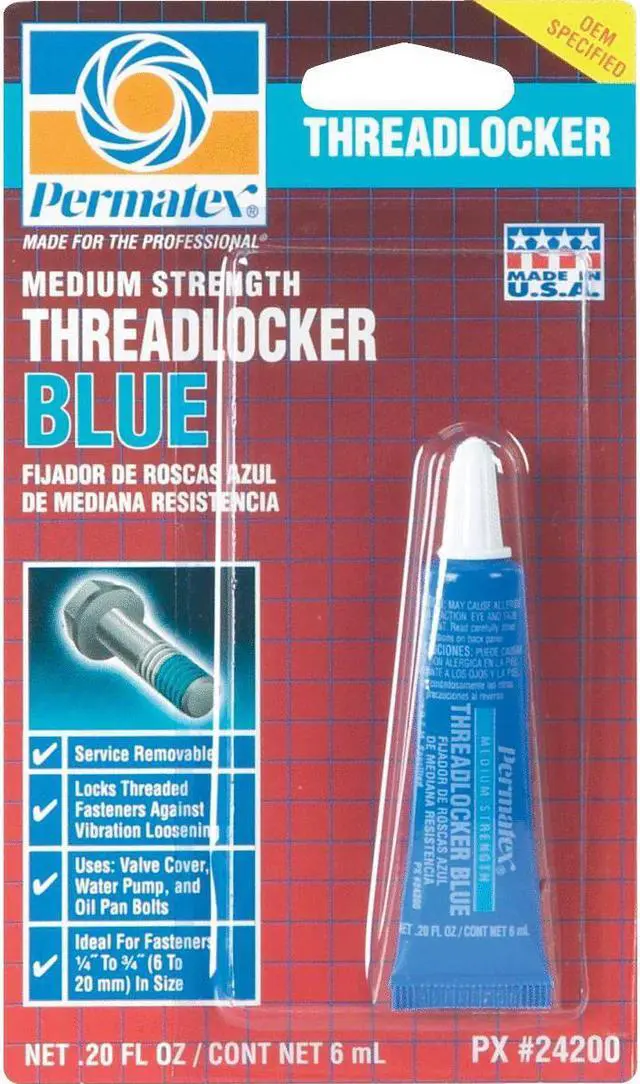 Alt view image 6 of 11 - Permatex Threadlocker Blue 1945-1004