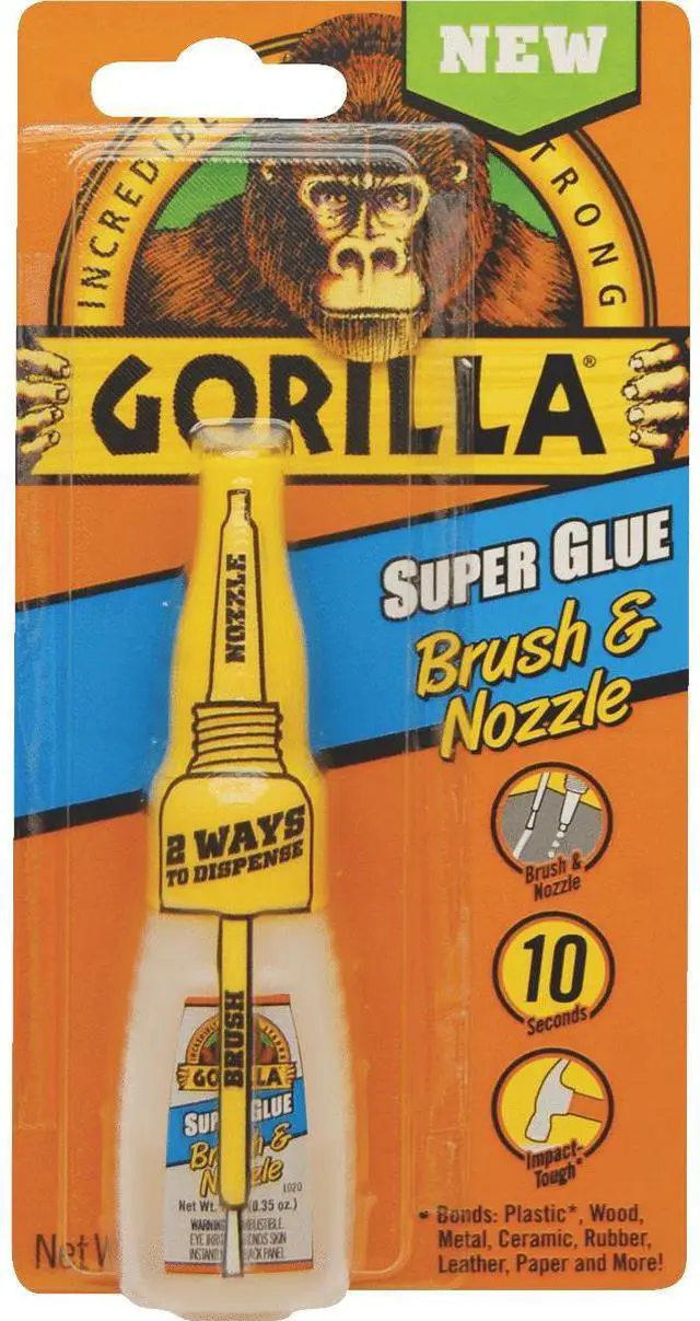 Alt view image 2 of 20 - GORILLA GLUE 7500101 Construction Adhesive, Super Glue Brush & Nozzle Series,