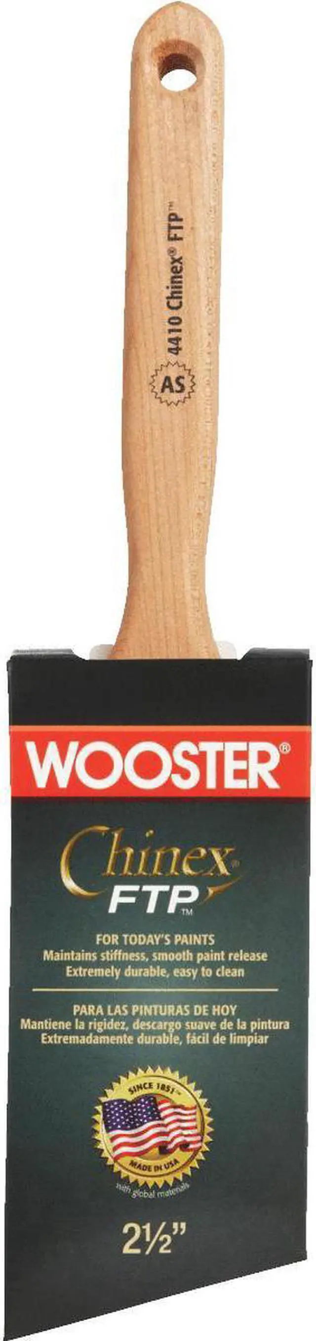 Main image of WOOSTER 4410-2 1/2 2-1/2" Angle Sash Soft, Chinex FTP Bristle, Paint Brush,