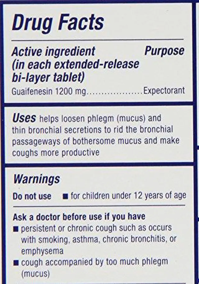 Alt view image 5 of 20 - Mucinex Max Strength Expectorant 14 Tablets/Box 02314