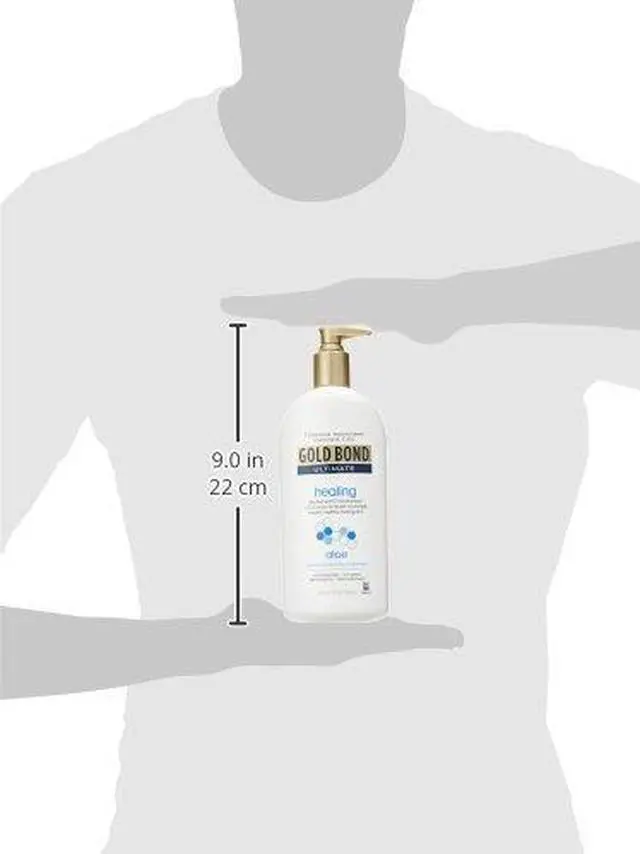 Alt view image 4 of 8 - Gold Bond Ultimate Healing Skin Therapy Lotion, Aloe, 14 Ounce Pump
