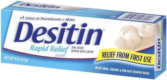 Alt view image 2 of 9 - Desitin Rapid Relief Diaper Rash Cream - 4 oz