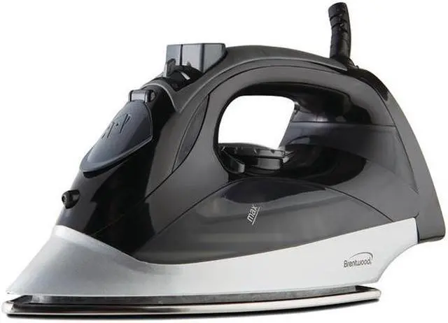 Alt view image 4 of 10 - Brentwood MPI-90B Power Stainless Steam Iron with Auto Shut-Off  Black