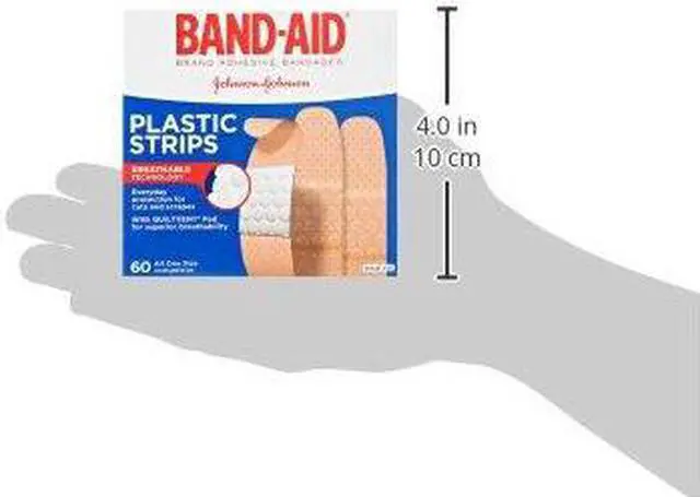 Alt view image 8 of 20 - Band-Aid Brand Tru-Stay Plastic Strips Adhesive Bandages All One Size 60/Count (513186) 100563500
