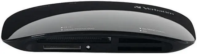 Alt view image 15 of 20 - Verbatim Universal Card Reader, USB 2.0 - Black - USB 2.0 - Black