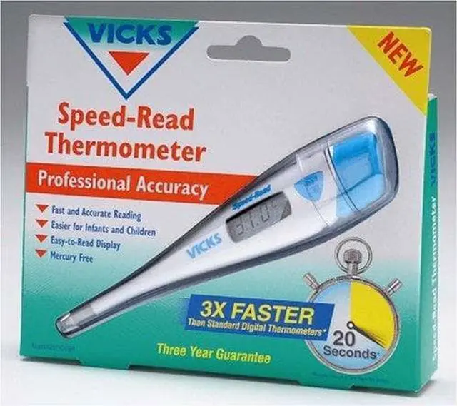 Alt view image 3 of 6 - THERMOMETER SPEED READ VICKS Size: V912F-24