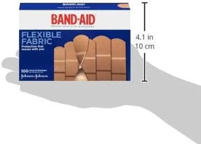 Alt view image 3 of 16 - BAND-AID Flexible Fabric Adhesive Bandages Assorted 100/Box 11507800
