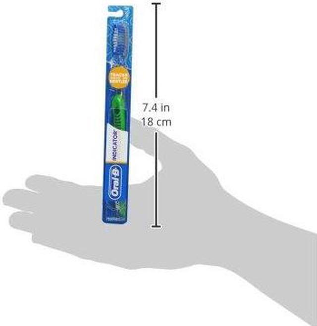 Alt view image 4 of 14 - Oral B Indicator Contour Clean Soft Toothbrush Blue 80200
