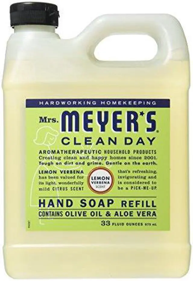Alt view image 4 of 20 - Mrs. Meyer's Liquid Hand Soap Refill - Lemon Verbena - 33 lf oz Liquid Hand Soap