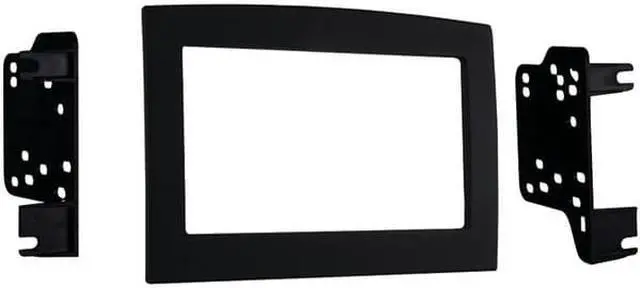 Alt view image 14 of 17 - Metra 95-6528B Black Double DIN Dash Kit for Select Dodge Ram 1500/2500/3500