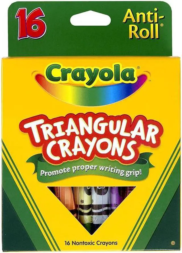 Alt view image 6 of 13 - Triangular Crayons, Assorted, 16/Box