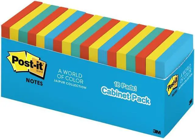 Alt view image 4 of 20 - Post-It Notes Note,3x3,18pad Cab,Brites 65418BRCP