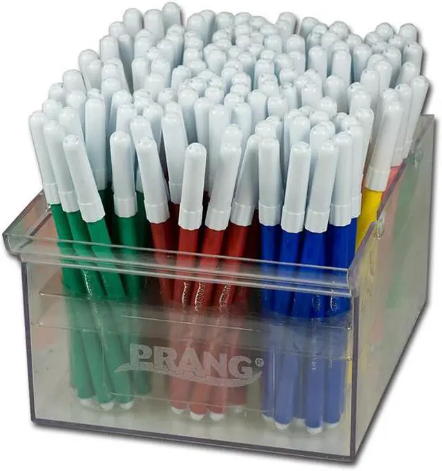 Alt view image 7 of 18 - Prang Markers Fine Point 12 Assorted Colors 80744