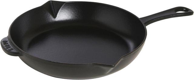 Staub Cast Iron - Fry Pans/ Skillets 10-inch, Fry Pan, black matte