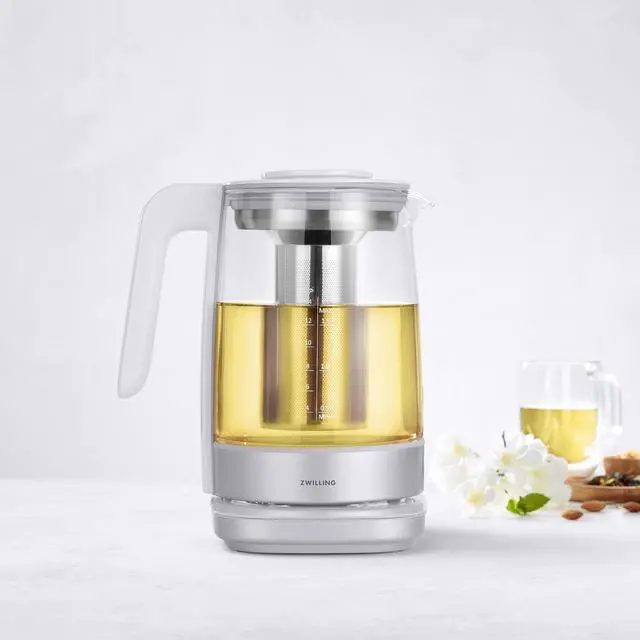 Alt view image 7 of 7 - ZWILLING Enfinigy Glass Kettle, Tea Kettle, Silver