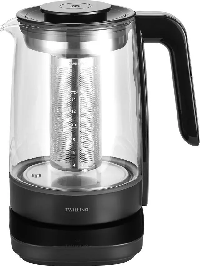 Main image of ZWILLING Enfinigy Glass Kettle, Tea Kettle, Black