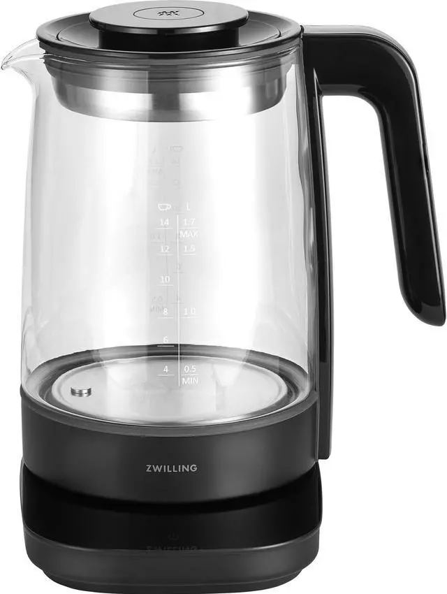 Alt view image 7 of 7 - ZWILLING Enfinigy Glass Kettle, Tea Kettle, Black