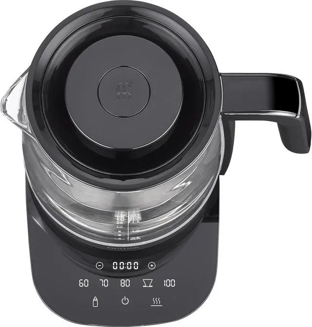 Alt view image 3 of 7 - ZWILLING Enfinigy Glass Kettle, Tea Kettle, Black
