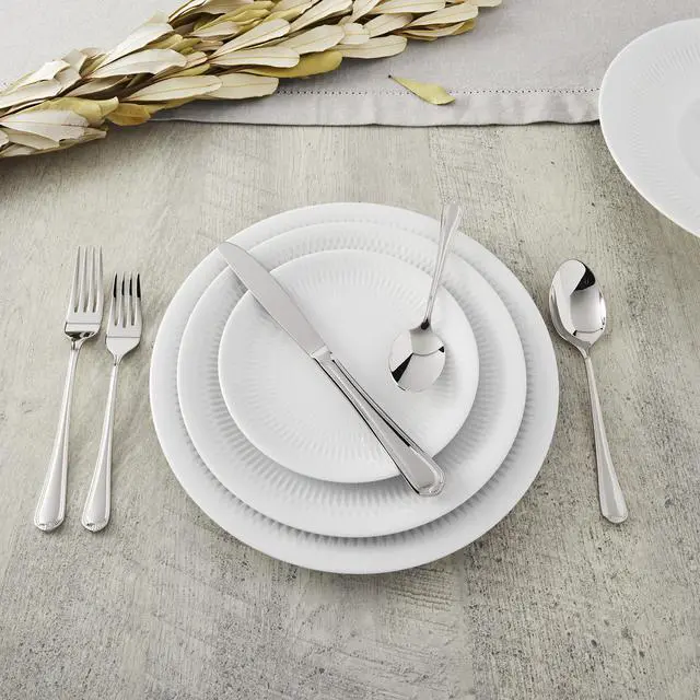 Alt view image 3 of 7 - Henckels Alcea Flatware Set, 65-Piece, Silver