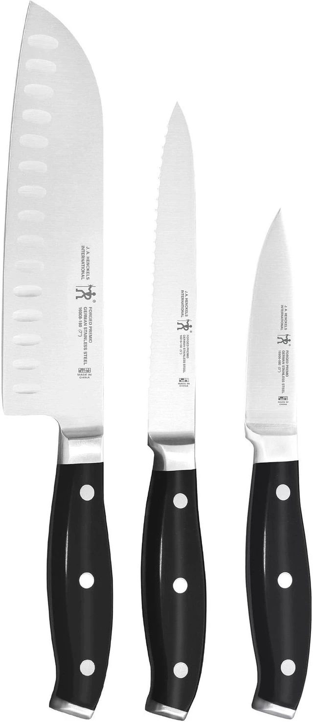 Main image of Henckels Forged Premio 3-pc Starter Knife Set