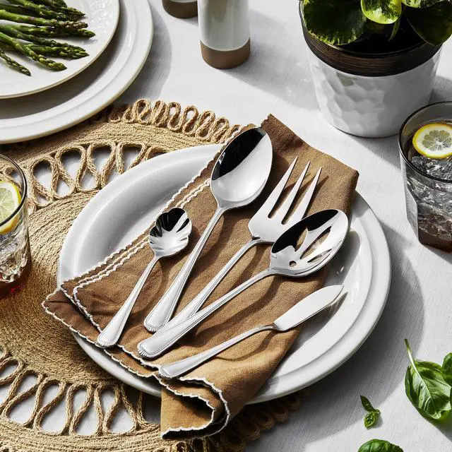 Alt view image 5 of 7 - Henckels Alcea Flatware Set, 65-Piece, Silver