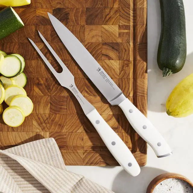 Alt view image 3 of 7 - Henckels Forged Accent 2-pc Carving Set - White Handle