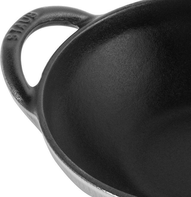 Staub Cast Iron 0.5-qt Baby Wok - Graphite Grey : Target