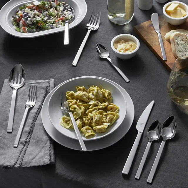 Alt view image 2 of 7 - ZWILLING Squared 45-pc 18/10 Stainless Steel Flatware Set