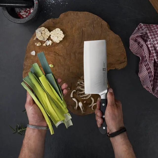 Alt view image 5 of 6 - ZWILLING Pro 7-inch Chinese Chef's Knife Vegetable Cleaver