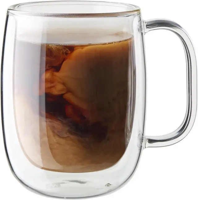 Alt view image 3 of 5 - ZWILLING Sorrento Plus 8-pc Double-Wall Glass Coffee Mug Set
