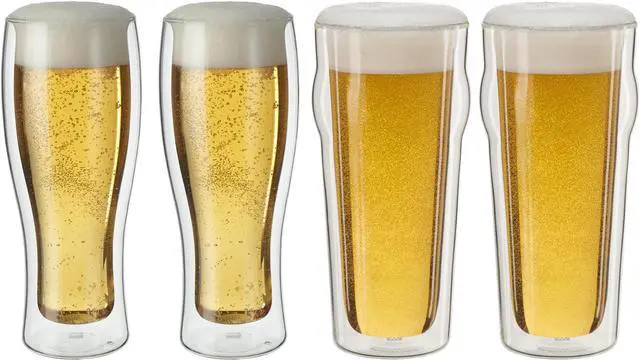 Main image of ZWILLING Sorrento 4-pc Double-Wall Pint & Pilsner Glass Set