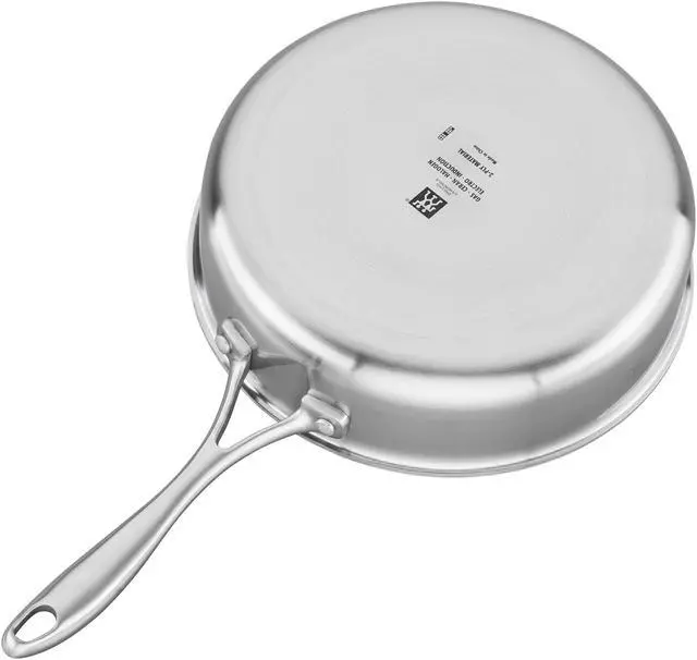 Alt view image 3 of 7 - Zwilling J.A. Henckels 3-qt. Stainless Steel Spirit Saute Pan with Lid