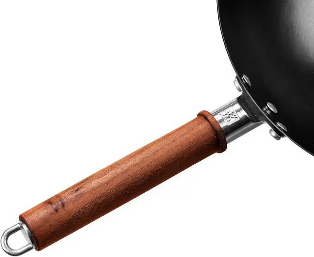 Alt view image 5 of 7 - ZWILLING Dragon 12-inch Carbon Steel Wok with Lid