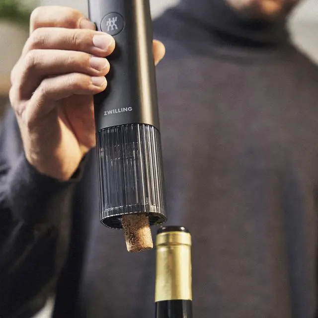 Alt view image 3 of 7 - ZWILLING Enfinigy Electric Wine Bottle Opener - Black