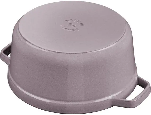 Alt view image 5 of 7 - Staub Cast Iron 4-qt Round Dutch Oven - Lilac