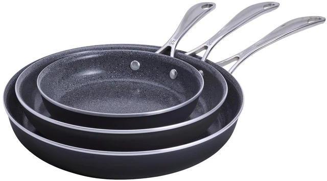 Main image of Henckels Capri Ceramic 3-pc Aluminum Ceramic Nonstick Fry Pan Set