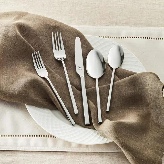 Alt view image 2 of 5 - ZWILLING Aberdeen 45-pc 18/10 Stainless Steel Flatware Set