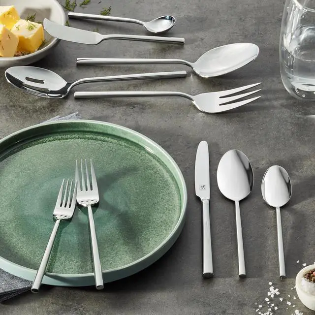 Alt view image 3 of 5 - ZWILLING Aberdeen 45-pc 18/10 Stainless Steel Flatware Set