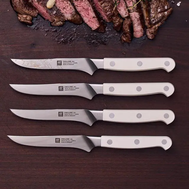 Alt view image 2 of 7 - ZWILLING Pro Le Blanc 4-pc Steak Knife Set