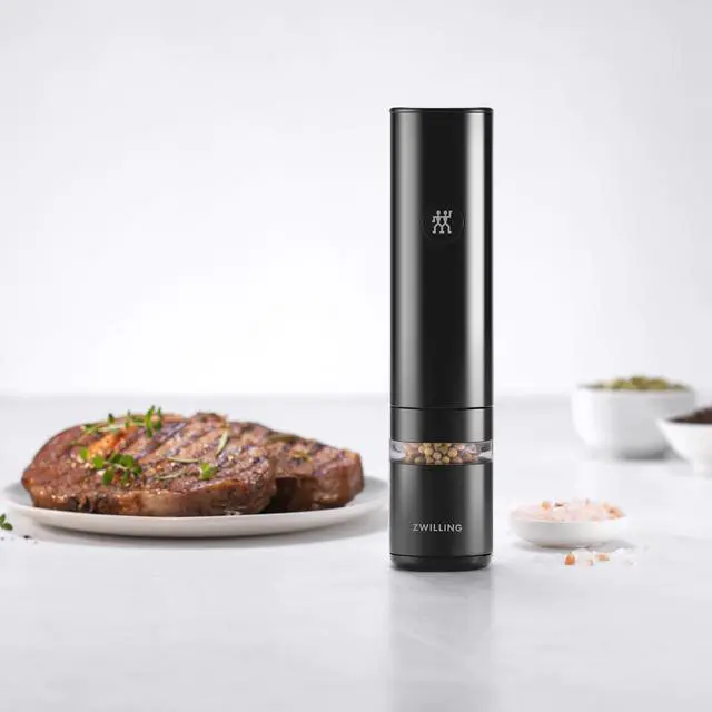 Alt view image 3 of 7 - ZWILLING Enfinigy Electric Salt/Pepper Mill - Black
