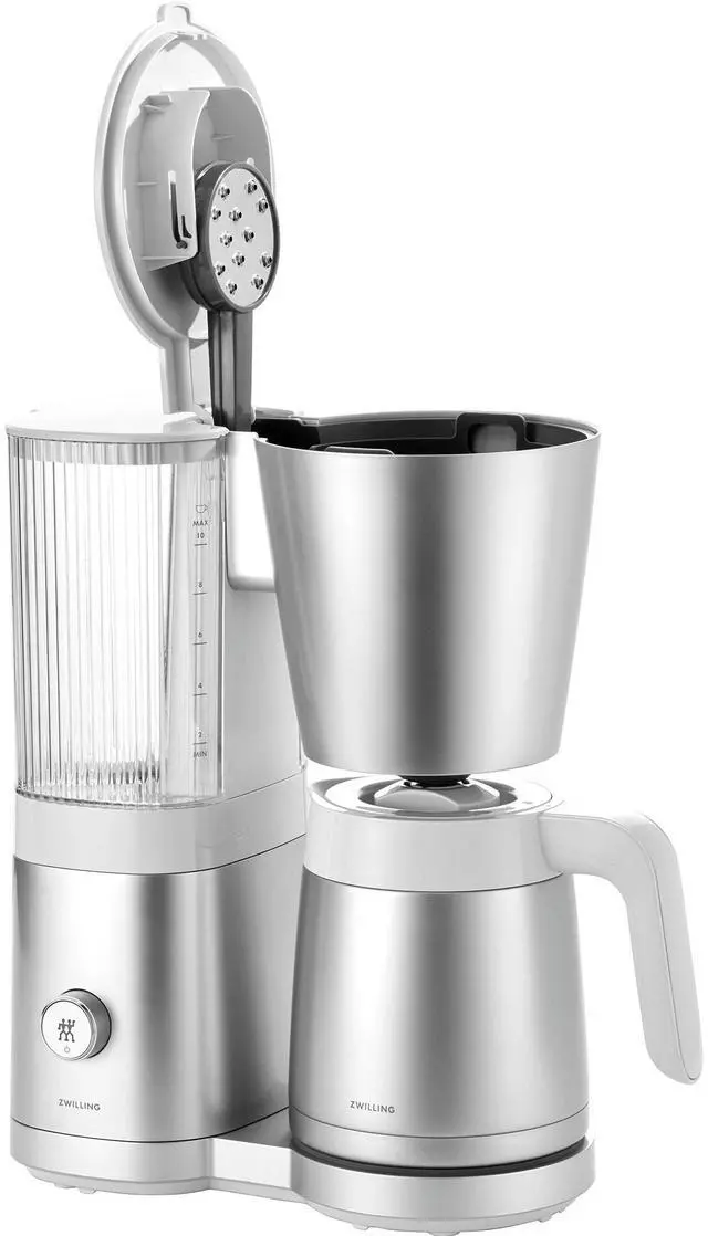 Alt view image 3 of 7 - ZWILLING Enfinigy Drip Coffee Maker with Thermo Carafe 10 Cup, Awarded the SCA Golden Cup Standard, Silver