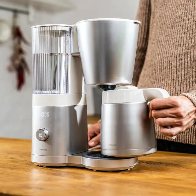 Alt view image 2 of 7 - ZWILLING Enfinigy Drip Coffee Maker with Thermo Carafe 10 Cup, Awarded the SCA Golden Cup Standard, Silver