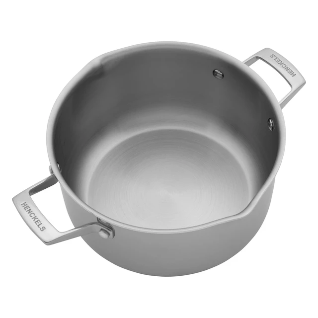 Alt view image 2 of 7 - Henckels Clad H3 6-qt Stainless Steel Dutch Oven with Lid